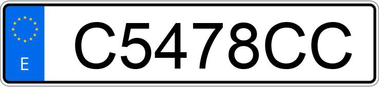 Numer rejestracyjny C5478CC posiada PEUGEOT 306