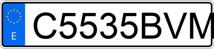 Numer rejestracyjny C5535BVM posiada DERBI SENDA