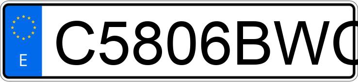 Numer rejestracyjny C5806BWC posiada PIAGGIO LIBERTY 50