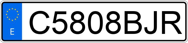 Numer rejestracyjny C5808BJR posiada PIAGGIO APE