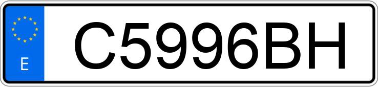 Numer rejestracyjny C5996BH posiada JAGUAR XJ SERIES