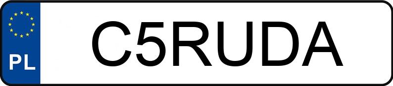 Numer rejestracyjny C5RUDA posiada AUDI A4 2.0 Kat. MR`05 E3 8E A4 2.0 Kat. MR`05 E3 8E