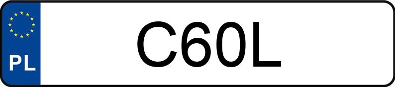 El número de registro C60L tiene DODGE Grand Caravan 3.6 Kat. MR`11 SXT Aut.