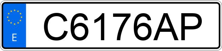 Numer rejestracyjny C6176AP posiada BMW SERIE 3