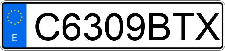 Numer rejestracyjny C6309BTX posiada YAMAHA AEROX 50