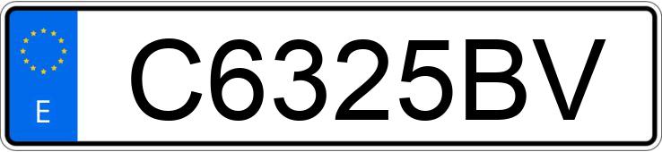 Numer rejestracyjny C6325BV posiada OPEL ASTRA