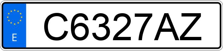 Numer rejestracyjny C6327AZ posiada NISSAN TERRANO