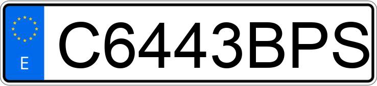 Numer rejestracyjny C6443BPS posiada PIAGGIO ZIP 50