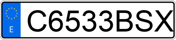 Numer rejestracyjny C6533BSX posiada RIEJU SMX 50