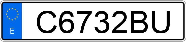 Numer rejestracyjny C6732BU posiada AUDI A3