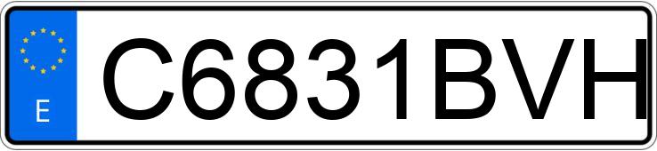 Numer rejestracyjny C6831BVH posiada RIEJU TANGO