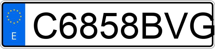 Numer rejestracyjny C6858BVG posiada DERBI SENDA