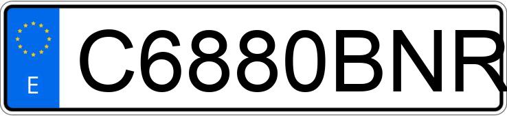 Numer rejestracyjny C6880BNR posiada PIAGGIO ZIP 50 Numer rejestracyjny C6880BNR posiada PIAGGIO ZIP 50