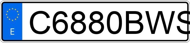 Numer rejestracyjny C6880BWS posiada KYMCO AGILITY CITY