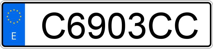 Numer rejestracyjny C6903CC posiada RENAULT MEGANE