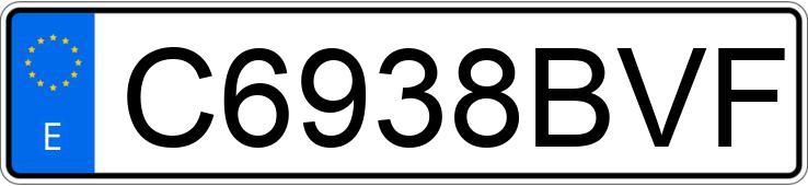 Numer rejestracyjny C6938BVF posiada PIAGGIO ZIP 50