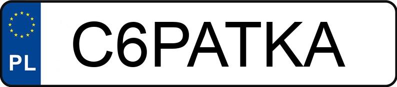 Numer rejestracyjny C6PATKA posiada AUDI A6 3.0 TDi MR`11 E5 4G A6 3.0 TDi MR`11 E5 4G Numer rejestracyjny C6PATKA posiada AUDI A6 3.0 TDi MR`11 E5 4G A6 3.0 TDi MR`11 E5 4G