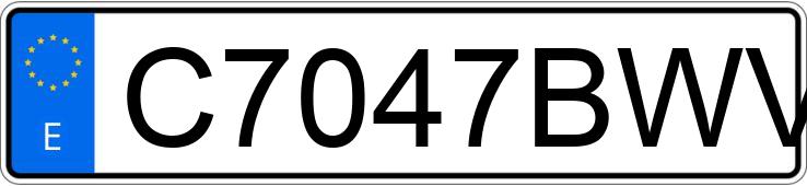 Numer rejestracyjny C7047BWV posiada ASKOLL ES3 Numer rejestracyjny C7047BWV posiada ASKOLL ES3