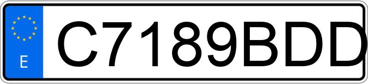 Numer rejestracyjny C7189BDD posiada PIAGGIO ZIP 50