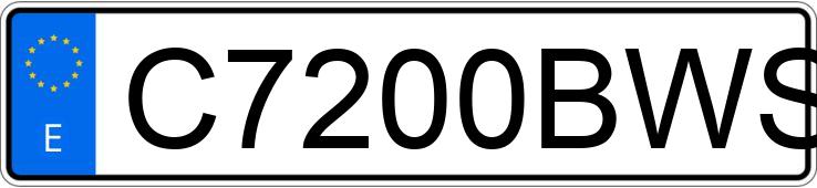 Numer rejestracyjny C7200BWS posiada AIXAM COUPE