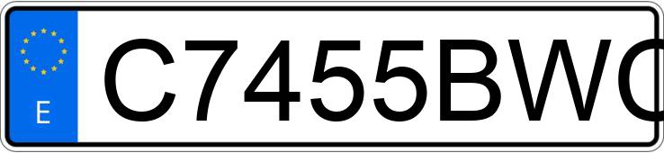Numer rejestracyjny C7455BWC posiada RIEJU RS3 Numer rejestracyjny C7455BWC posiada RIEJU RS3