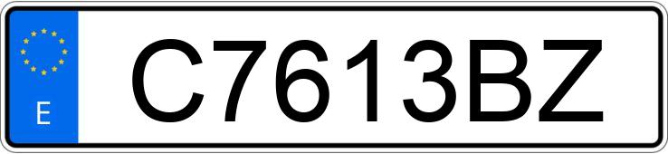 Numer rejestracyjny C7613BZ posiada SEAT CORDOBA Numer rejestracyjny C7613BZ posiada SEAT CORDOBA