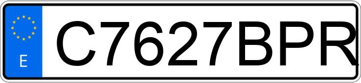 Numer rejestracyjny C7627BPR posiada YAMAHA TZR 50