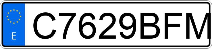 Numer rejestracyjny C7629BFM posiada YAMAHA AEROX 50