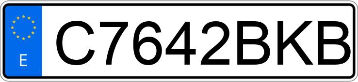 Numer rejestracyjny C7642BKB posiada APRILIA SR 50