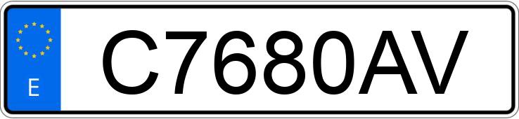 Numer rejestracyjny C7680AV posiada NISSAN PATROL