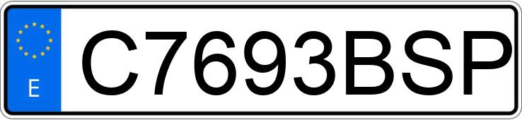 Numer rejestracyjny C7693BSP posiada PIAGGIO NEW TYPHOON