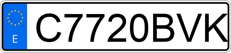 Numer rejestracyjny C7720BVK posiada TGB 303 R Numer rejestracyjny C7720BVK posiada TGB 303 R