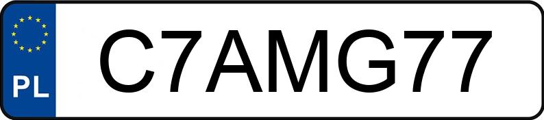 Numer rejestracyjny C7AMG77 posiada MERCEDES-BENZ GLC 300 4MATIC