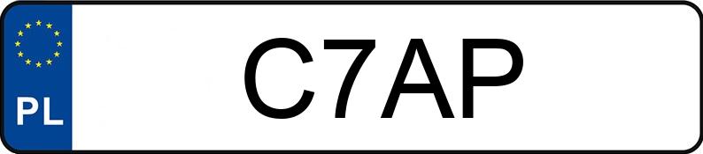 Numer rejestracyjny C7AP posiada MERCEDES-BENZ C 63 Numer rejestracyjny C7AP posiada MERCEDES-BENZ C 63