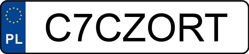 Numer rejestracyjny C7CZORT posiada OPEL ASTRA