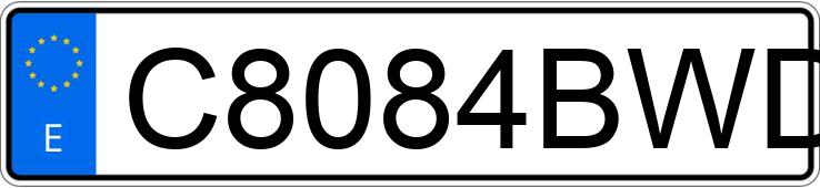 Numer rejestracyjny C8084BWD posiada KEEWAY FLASH