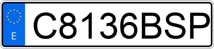 Numer rejestracyjny C8136BSP posiada BETA RRT 50 XSERIES