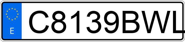 Numer rejestracyjny C8139BWL posiada HOLDEN COMMODORE SS