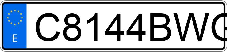 Numer rejestracyjny C8144BWG posiada RIEJU MRT Numer rejestracyjny C8144BWG posiada RIEJU MRT