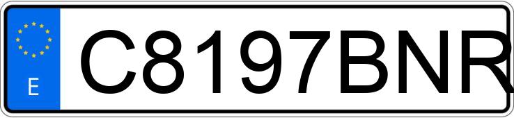 Numer rejestracyjny C8197BNR posiada YAMAHA AEROX 50