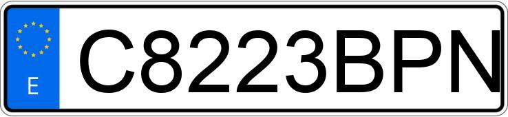 Numer rejestracyjny C8223BPN posiada DERBI SENDA