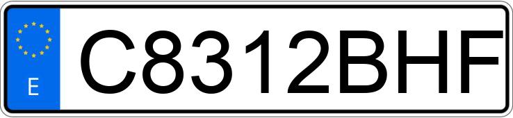 Numer rejestracyjny C8312BHF posiada PIAGGIO DELTA 50