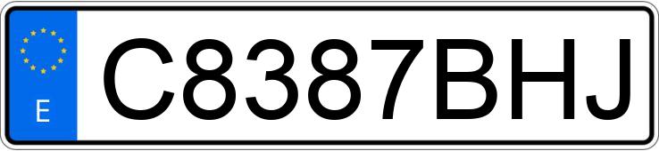 Numer rejestracyjny C8387BHJ posiada DERBI CAMPERA