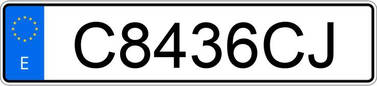 Numer rejestracyjny C8436CJ posiada FORD FOCUS