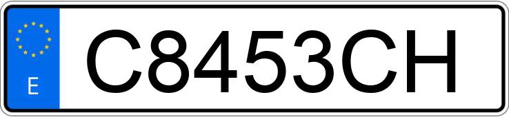 Numer rejestracyjny C8453CH posiada VOLKSWAGEN PASSAT