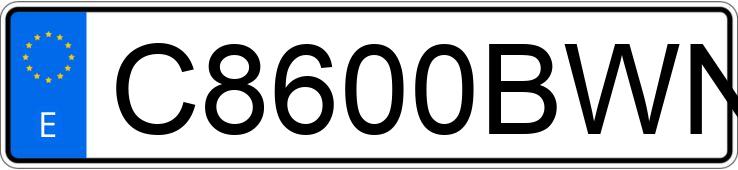Il numero di registrazione C8600BWN ha LIGIER JS