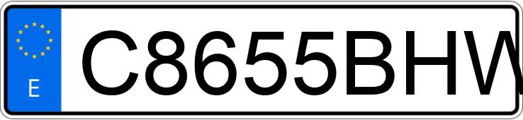 Numer rejestracyjny C8655BHW posiada HONDA DREAM