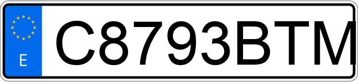 Numer rejestracyjny C8793BTM posiada PIAGGIO LIBERTY 50