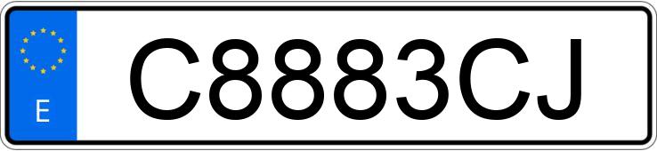 Numer rejestracyjny C8883CJ posiada VOLKSWAGEN GOLF Numer rejestracyjny C8883CJ posiada VOLKSWAGEN GOLF