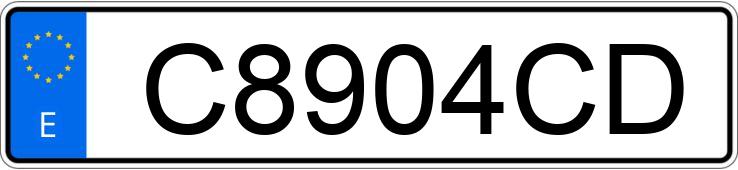 Numer rejestracyjny C8904CD posiada CITROEN C-15